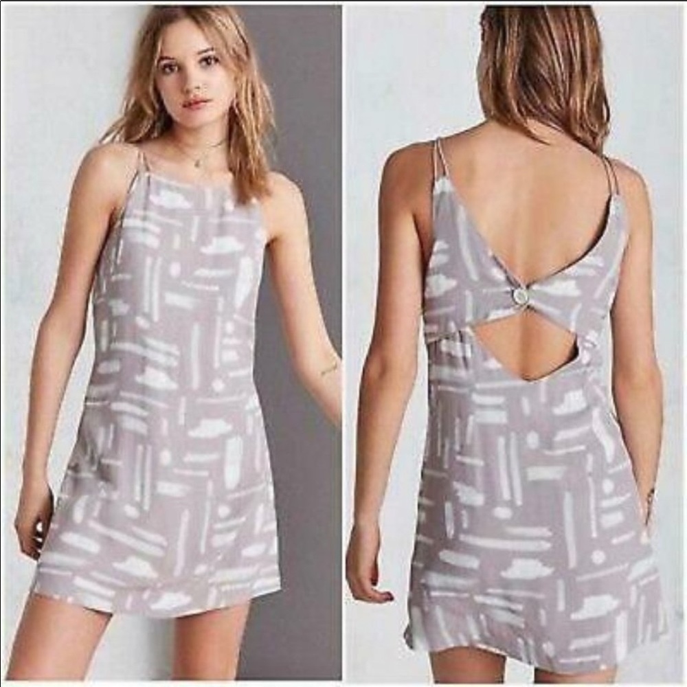 Silence & Noise Lavender Spaghetti Strap Dress - Picture 1 of 8